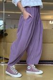 Made in Italy Cooper Needlecord Sia Pant Dewberry